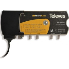 Televes BK-Verstärker KVE1G303528 30/35dB mit RK 5-65 MHz 28dB (KVE1G303528), TV Zubehör