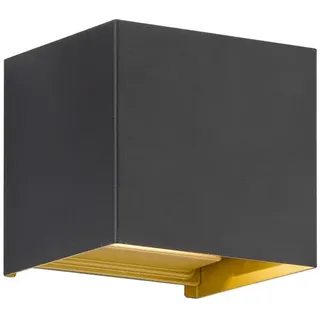 Fischer & Honsel LED Außen-Wandleuchte Haustürlampe Fassadenleuchte schwarz