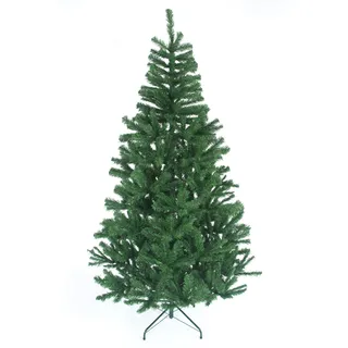 SHATCHI Künstlicher Weihnachtsbaum mit Metallständer, 1,2 m, Grün, 230 Kiefern, 120 cm