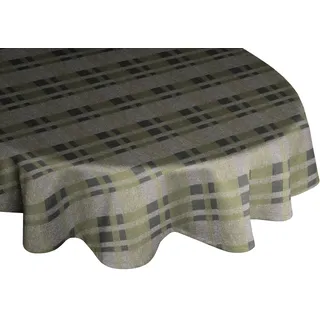 Wirth Tischdecke LAUFENBERG oval 130 x 190 cm Grün
