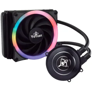 YEYIAN Gaming-Flüssigkeitskühlsystem der 1200-Serie, für Desktop-Computer, 120 mm, 1 RGB-Lüfter (wc1200)