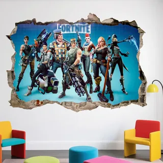 3D Wandtattoo Gamer Tapete für Jungen-Schlafzimmer, Gamer Wandaufkleber Aufkleber Gaming Wandsticker Wohnzimmer Küche dekorative Wandaufkleber Game Wandtattoo Kinderzimmer Hause Wanddekoration