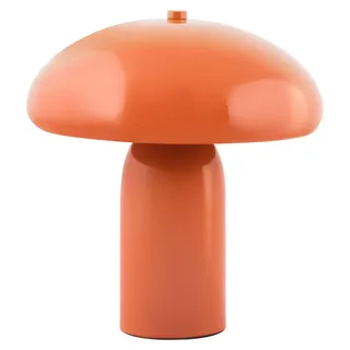 BELIANI Tischlampe Orange Metall 22 cm Hoch Pilzform mit Kabel und Schalter Moderne Tischleuchte Nachttischlampe Schlafzimmer Wohnzimmer - Orange