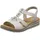 Damen Sandaletten V0687, Frauen Sandalen,Ladies,Sommerschuhe,Freizeitschuhe,offene,Strandschuhe,Sommersandalen,Lady,Weiss (80),39 EU / 6 UK