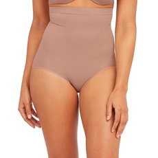 SPANX Shapewear für Damen Tummy Control High-Waisted Power Panties (Regular und Übergröße), Café Au Lait, M