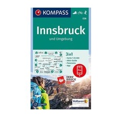 Kompass Verlag WK 036 Innsbruck und Umgebung - One Size