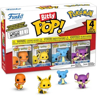 Funko Bitty POP! Pokemon 4er Pack Charmander/Jolteon/Lapras/Rattata 2,2 cm