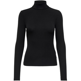 Only Sille Long Sleeve ROLL Neck Schwarz 15256046,