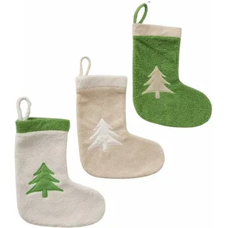 Boltze Socke-Bestecktasche Pitty 14 x 12 x 1,5 cm Mehrfarbig 3-fach sortiert