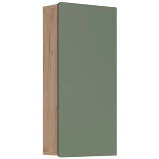 Vicco Hängeschrank Izan Grün/Goldkraft Eiche 36.6 x 76.6 cm, Model 54417 - Grün, Braun