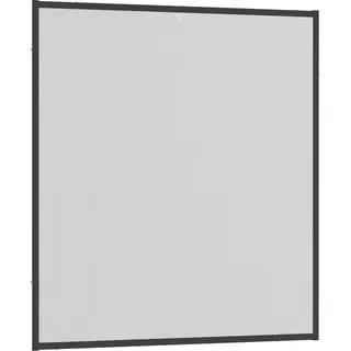 hecht International Insektenschutz-Fensterrahmen MASTER SLIM 130 x 150 cm Grau