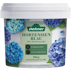 Dehner Hortensien-Blau, Pflanzenhilfsmittel, zur Blaufärbung von Hortensien, mit Sofortwirkung, 900 g, für ca. 300 l