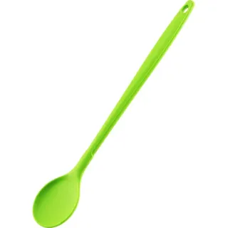 Kochblume Kochlöffel | Premium-Silikon & BPA frei| Hitzebeständig | Spülmaschinenfest | 30cm | Farbe: limette