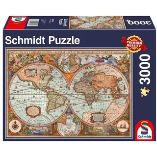Schmidt Puzzle - Ancient World Map (3000 pieces) 2D Puzzles