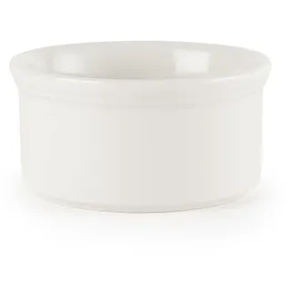 Churchill Super Verglastes P774 Auflaufförmchen, groß, 170 ml, weiß (24 Stück)