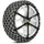 Michelin 008322 Schneeketten mit Kettenspanner mit Montageanleitung mit Aufbewahrungstasche Nylon
