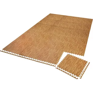 tectake Schutzmattenset , leichte Reinigung und flexibel erweiterbar, holzdekor , Eiche Artisan , Kunststoff , 246x362 cm , Teppiche und Böden, Bodenbeläge, Bodenzubehör, Bodenschutzmatten
