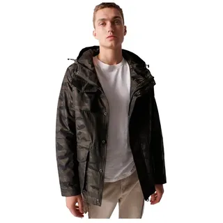 Salsa Jeans S-repel Camouflage Pattern Parka - Brown - S