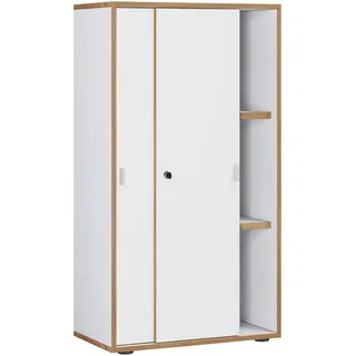 VCM Salia Aktenschrank 60,0 x 37,4 x 110,0 cm weiß