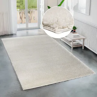 Bruno Banani »Shaggy Soft« rechteckig 30 mm Höhe gewebt, Uni Farben, besonders weich und kuschelig, Kundenliebling,