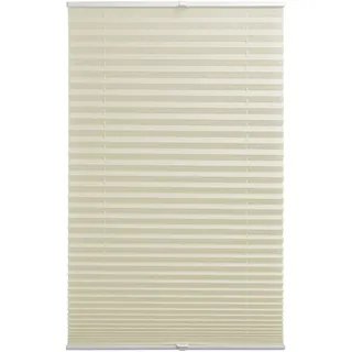 BLINDECOR Plissee ohne Bohren | lichtdurchlässiges Plissee für Fenster | Polyester | 110 x 140 cm | 602 Beige