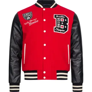BENLEE Rocky Marciano Herren College Jacke Newark Red/Navy/Ecru XL Benlee - Schwarz
