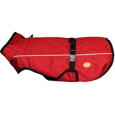 Pet Tribe Boras Wasserdicht, reflektierend, atmungsaktiv, mit herausnehmbarer Polsterung, Brick Red 55 cm, 600 g