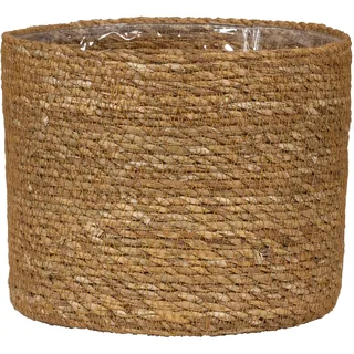 Scheurich Seegras Korbpflanzgefäß Ø 22 x 20 cm Beige/Braun