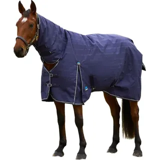 Weatherbeeta - "Comfitec Prelim" Combo-Kragen Karo 220 g Pferdedecke WB2390 (195,5cm) (Marine) - Marine