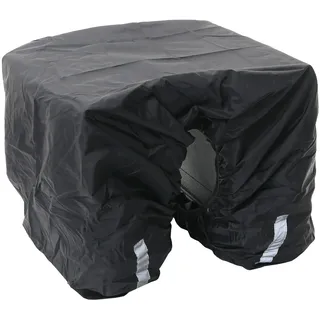 Hock Regenschutzhaube Fuer Doppelpacktasche Schwarz - Schwarz