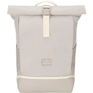 Johnny Urban Rucksack Herren & Damen Beige - Allen Large - Rolltop Backpack Groß für Fahrrad, Arbeit, Uni - Laptop Tagesrucksack mit Schuhfach - Wasserabweisend