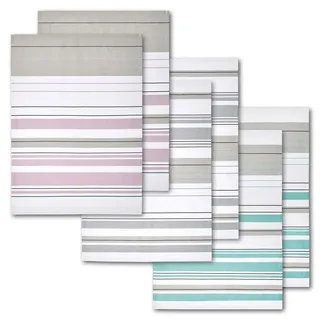 Dyckhoff Geschirrtuch »Streifenvielfalt« Halbleinen, fusselarm, bunt