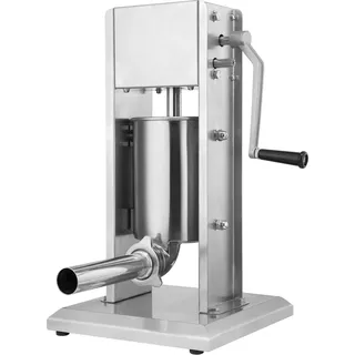 Zelsius Profi Wurstfüllmaschine, 3 Liter, Edelstahl Wurstfüller - Silber