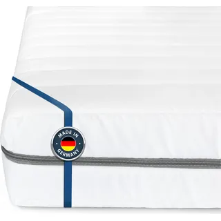 BMM Kaltschaummatratze Klassik XXL, 90 x 200 cm, H4, Matratzen produziert in Deutschland
