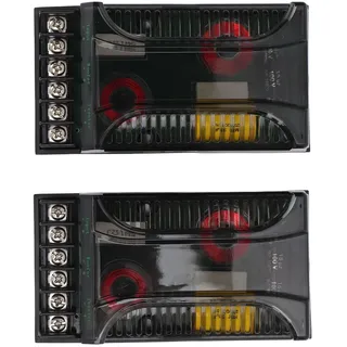 KIMISS Car Audio Passive Frequenzweiche, 2 Stück 2-Wege Car Audio Crossover Überstromschutz Universal Wärmeableitung Lautsprecher Frequenzteiler