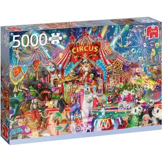 Jumbo 18871 Eine Nacht im Zirkus 5000 Teile Puzzle