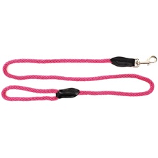 Hundeleine, Nylon, rund, 130 x 1 cm, Fuchsia