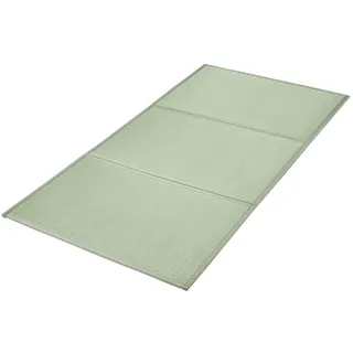 Vevor japanische Tatami Matte Faltbare japanische Tatami-Matratze in Doppelbettgröße (natürliches Binsengras), Bodenmatratze mit Rutschfester Rückseite, Futon-Matratze zum Schlafen Meditieren