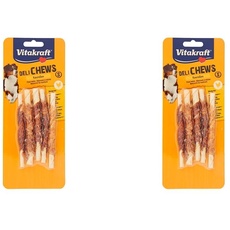 Vitakraft DeliChews, Hunde Kaurolle Huhn,S, 1x 5 St, 55 g (2er Pack)