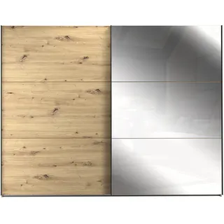 Forte Schwebetürenschrank Trondheim 270 x 210,5 x 63 cm Braun