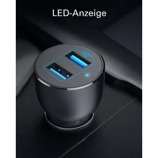 Anker PowerDrive III KFZ-Ladegerät 36 W Schwarz
