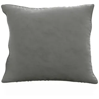 Intirilife Kissenbezug aus Samt 40x40 cm in Grau - Gr.: onesize