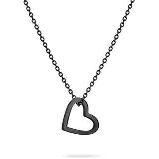 Liebeskind Berlin Halskette LJ-1392-N-45 Edelstahl Schwarz