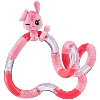 Tangle 8501 Fidget Toy Junior Pets Serie mit Tierfigur Hase, Antistress Finger Spielzeug, fördert Feinmotorik, beliebig dreh- und kombinierbar, Motorikspielzeug für Kinder ab 3 Jahre, Rosa