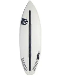 Clayton Spinetek Epoxy 5 ́8 ́ ́ Surfbrett - White / Grey - 172.7 cm