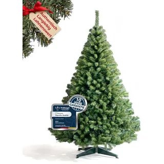 4smile Weihnachtsbaum künstlich 90 cm – Nordmanntanne, TESTSIEGER 91/100 | Premium Tannenbaum mit naturgetreuen PE-Spitzen und dichtem Nadelkleid – 10 Jahre Garantie, Holzständer und Tasche