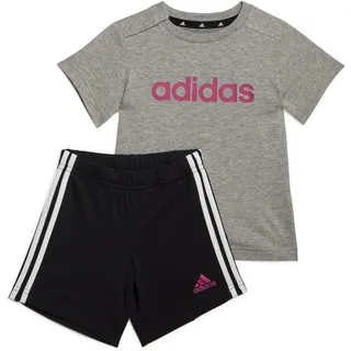 adidas Baby Set I LIN CO T SET HR5892 68 - Medum Grey Heather/Selufu - 68