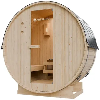 Artsauna Spitzbergen inkl. 3,6 kW Saunaofen + int. Steuerung