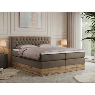 MKS Meble Amore King 180 x 200 cm H3 Braun