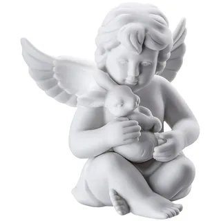 Rosenthal Arzberg Engel mit Hase Weiss Matt 10,5 cm